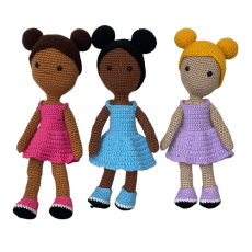 Handmade Crochet Dolls by MoreTymeless Crafts and Creations