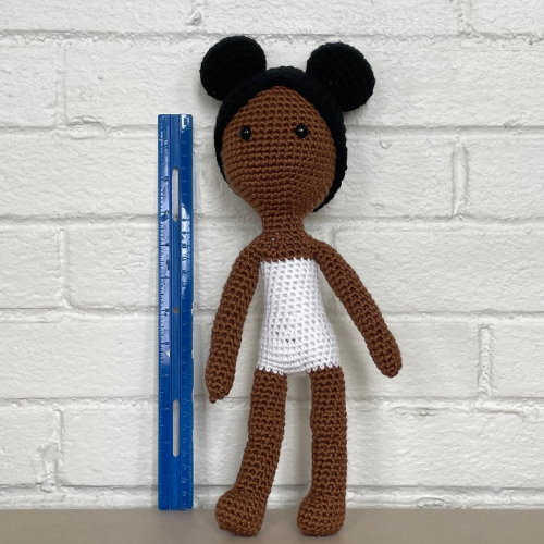 MoreTymeless Crafts and Creations Crochet Doll Height